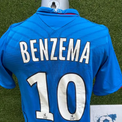 Maillot Benzema olympique lyonnais vintage 